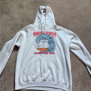 Okinawa Graphic Hoodie - Cream